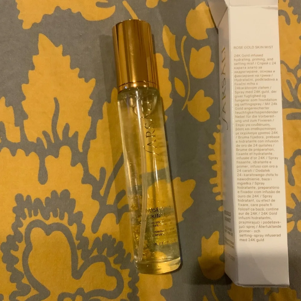 Farsali Rose Gold Skin Mist 24K Gold Infused Hydration 1.7oz / 50ml,BNIB, VHTF